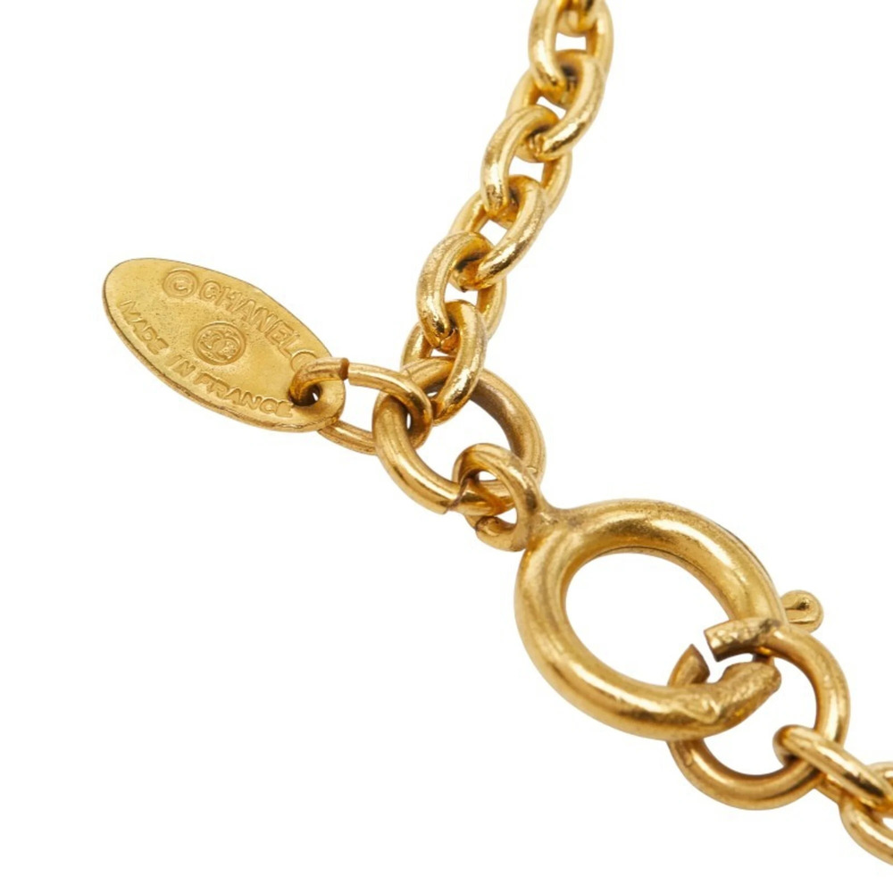 CHANEL Gold Logo Necklace - Picture 6 of 7